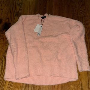light pink sweater